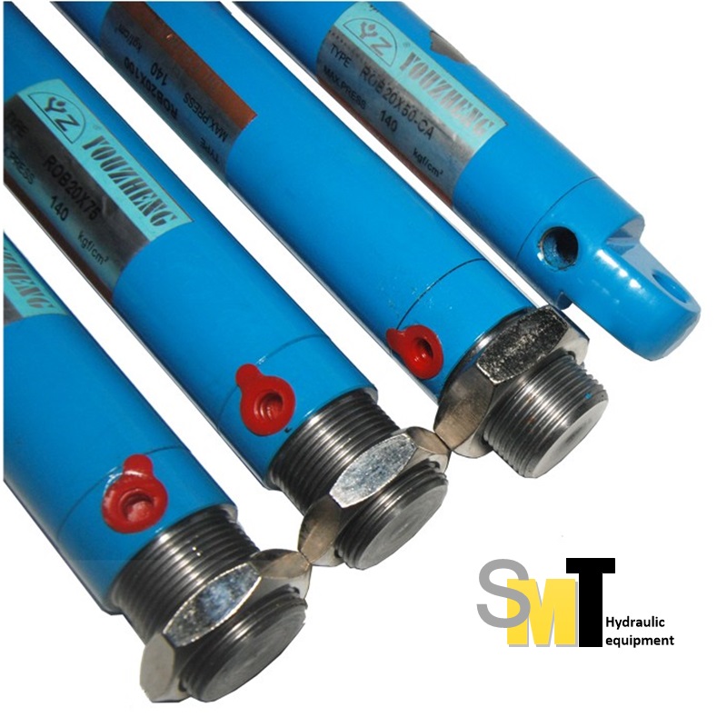 ROB series Mini Hydraulic Cylinders Piston Telescopic Double Actiing